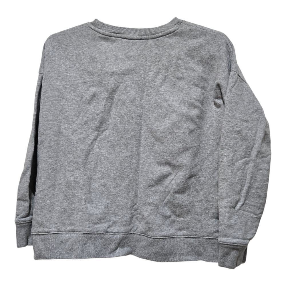 J Crew Heritage Fleece Sweatshirt XS Gray Crewneck Logo